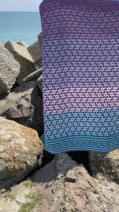 Baby Blanket Lavender Lagoon