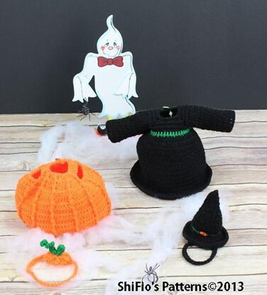 266 Bears  Halloween Costumes Crochet Pattern #266