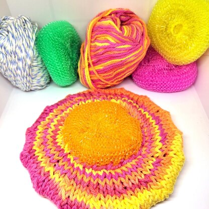 Easy Knit Dish Cloth Scrubber