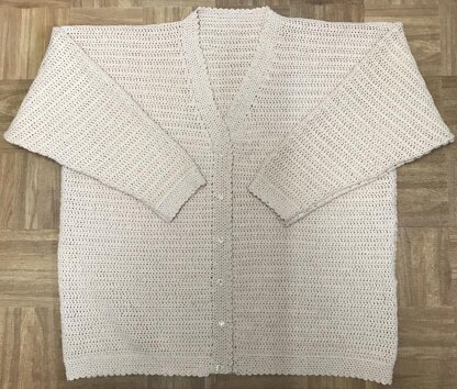 Easy Lady's Crochet Cardigan Pattern
