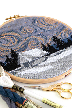 DMC Winter Lanscape Cross Stitch Pattern - PAT1970_2