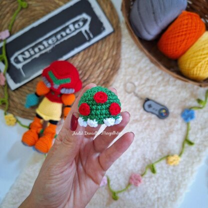 Samus Aran & Mini Metroid Amigurumi Crochet Pattern – PDF (US Terms)