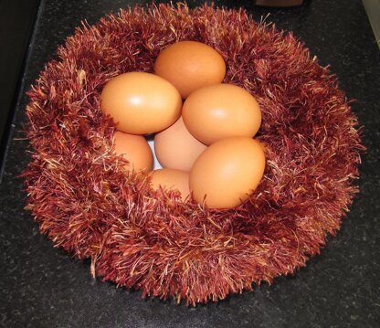 Birds Nest Egg Basket