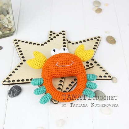 CROCHET PATTERN “Crab rattle”