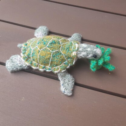 Green turtle (and sea grass)