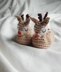 Sleepy Reindeer Baby Booties