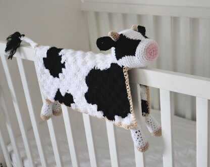 Bessie The Cow Lovey Crochet pattern by Michelle Greenberg LoveCrafts