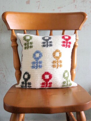 Scandinavian Flower Cushion