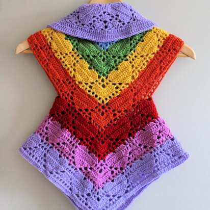 Rainbow Heart Vest
