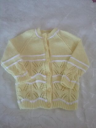 Lemon lace cardigan