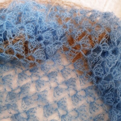 Wispy desert breeze shawl