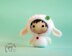 White Sheep Doll. Tanoshi series toy.