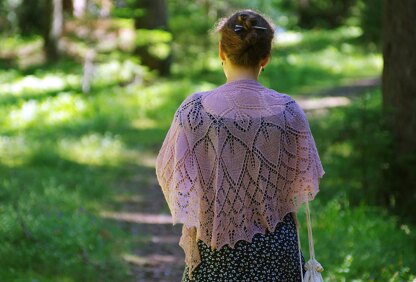 Flower Princess shawl