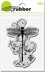Stampendous Cling Stamp - Dragonfly Vine