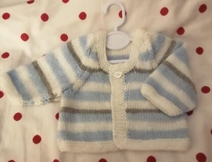 Grayson Tatty Bear Pinefore, Cardi and Bonnet 0-3mths