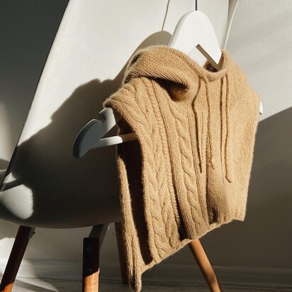 Hood and Shoulders - knitting pattern