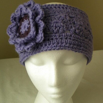 Pinwheel Headband with Flower