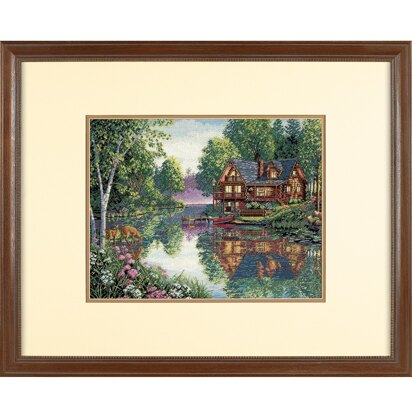 Dimensions Gold: Counted Cross Stitch Kit: Cabin Fever - 40.6 x 30.4 cm