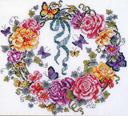 Rose Ivy Wreath - PDF