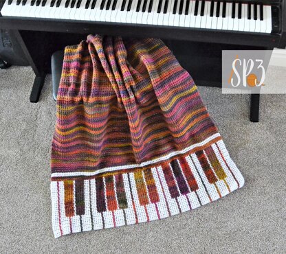 Piano Pizzazz Blanket