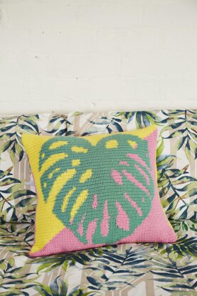 Tropical Leaf Cushion