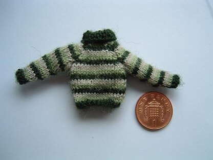 1:12th scale Childs Striped Jumper