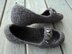 Peep Toe Slippers Felted Knit for Women