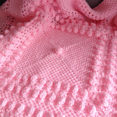 CHERRY BLOSSOM baby blanket