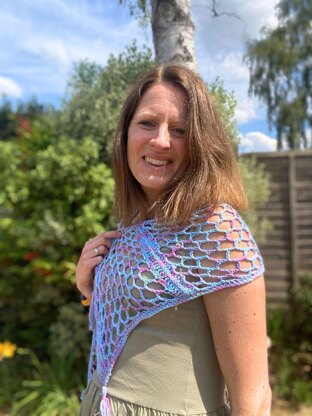Ocean Coral Scarf