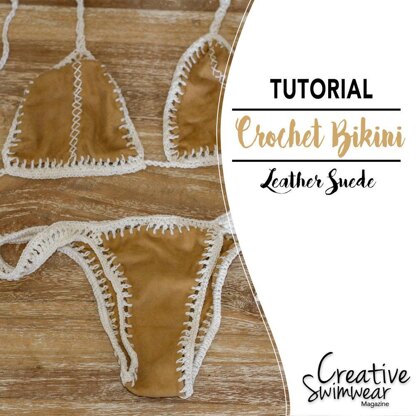 Suede Crochet Bikini