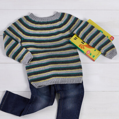 1207 Tucana - Jumper Knitting Pattern for Kids in Valley Yarns Ashfield
