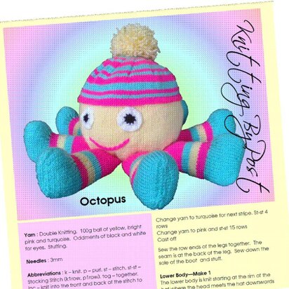 Octopus - knitting pattern