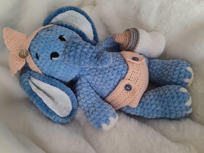 Plush Ellie the Elephant Crochet Pattern