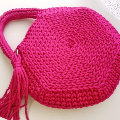 The pink Hexy bag pattern