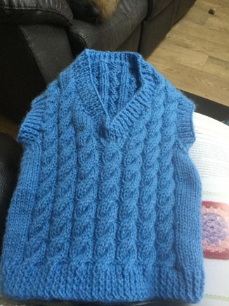 Tank and sweater in hayfield baby dk 4413 #4