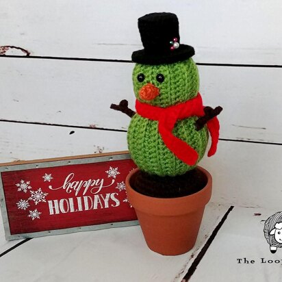 Stanley the Cactus Snowman