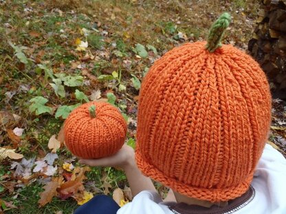 Pumpkin Hat and Pumpkin