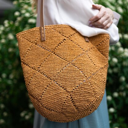 Diamond shopper bag