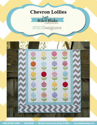 Riley Blake Chevron Lollies - Downloadable PDF