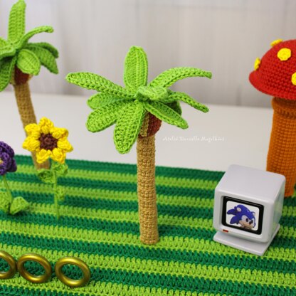 Green Hill Palm Tree – Amigurumi Pattern (PDF)