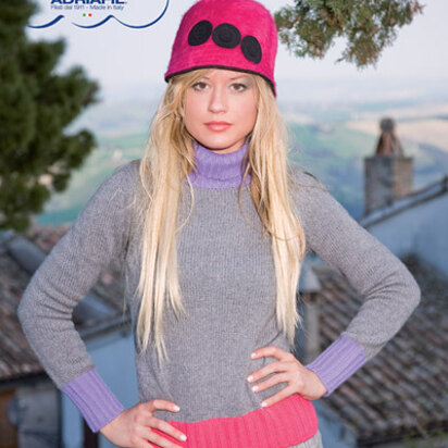 San Sicario Rollneck Sweater in Adriafil Cachemire - Downloadable PDF