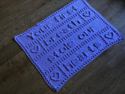 Your First Breath Baby Blanket Crochet Pattern