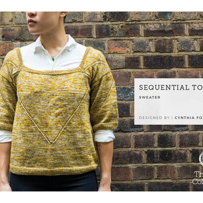Sequential Top by Cynthia Fong - Knitting Pattern For Women in The Yarn Collective