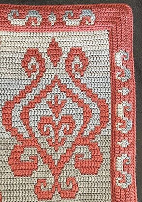 Siren Damask Mosaic Crochet