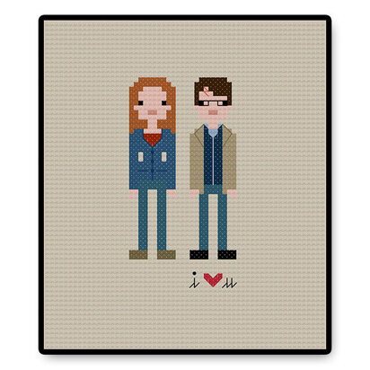 Harry and Ginny In Love - PDF Cross Stitch Pattern