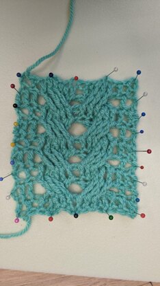 Double cable crochet - 004