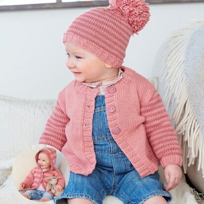 Cardigans and Hat in Rico Baby Classic DK - 837 - Downloadable PDF