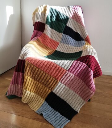 Patchwork Earth blanket