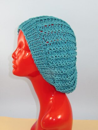 Chunky Fishermans Rib Super Slouch Hat