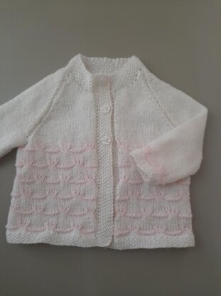 4ply Baby cardigan